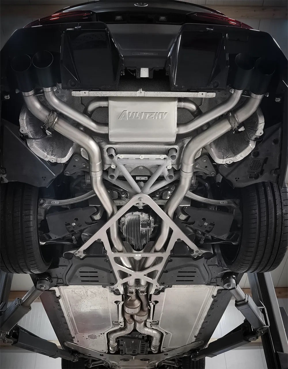 Aulitzky Exhaust | ECE Abgasanlage ab Kat/OPF mit Klappensteuerung | passend für BMW M5 (G90/G99) 727PS S68