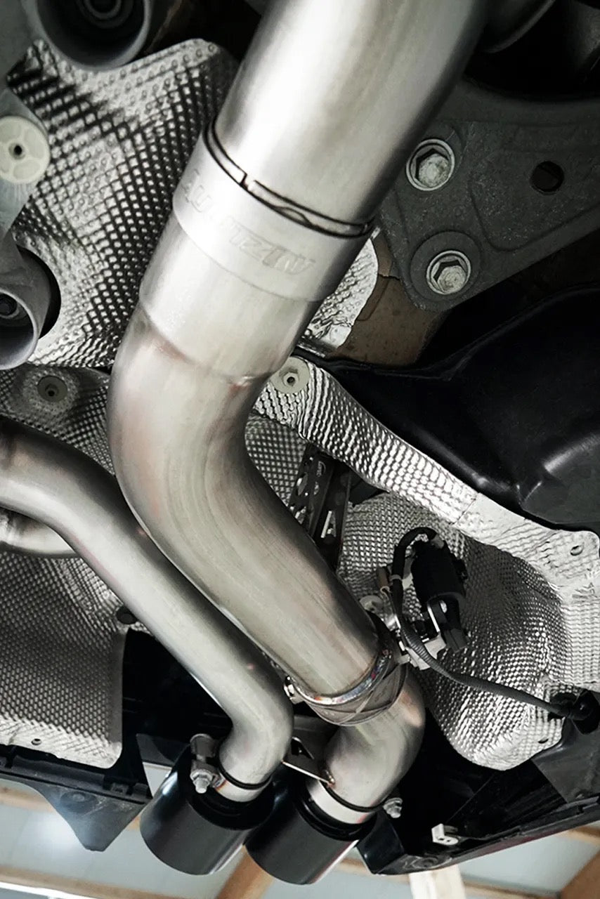 Aulitzky Exhaust | ECE Abgasanlage ab Kat/OPF mit Klappensteuerung | passend für BMW M5 (G90/G99) 727PS S68