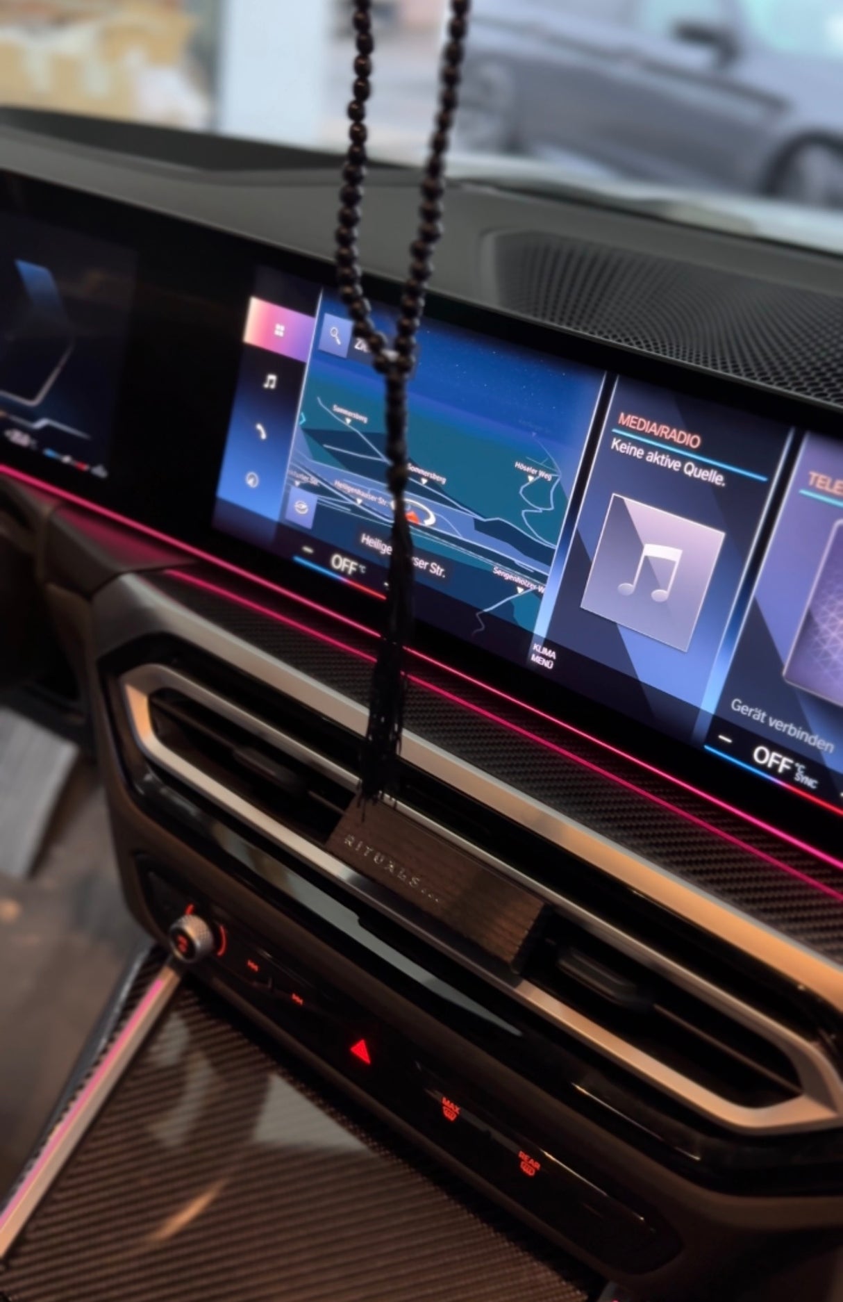 Ambientebeleuchtung Erweiterung Nachrüstung für BMW Modelle mit Curved Display – Plug & Play 2er 3er 4er 5er 7er M2 M3 M4 X5 X6 G42 G20 G21 G87 G80 G81 G82 G83 G60 G70 G05 G06 G07