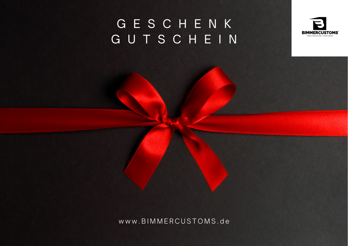 BIMMERCUSTOMS GESCHENKGUTSCHEIN