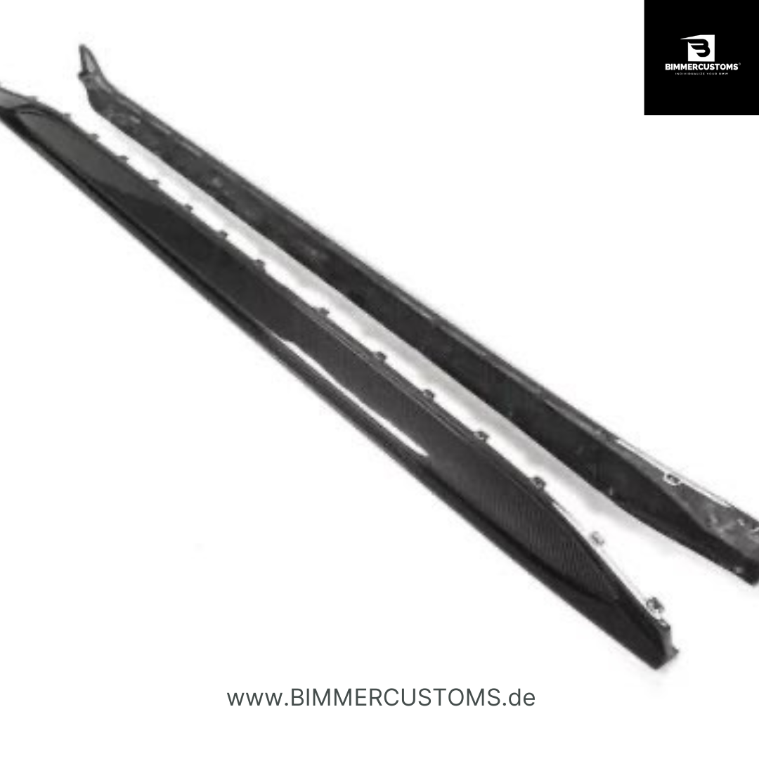 BIMMERCUSTOMS DRY CARBON OEM SEITENSCHWELLER SLIM FÜR BMW M3 G80 G81 M4 G82 G83