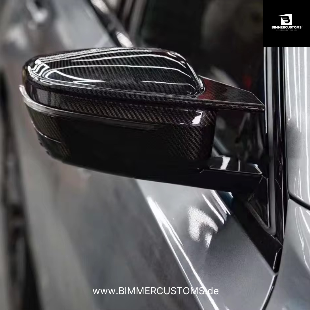 BIMMERCUSTOMS ECHT CARBON SPIEGEL V2 KAPPEN PASSEND FÜR BMW 3er 4er 5er 8er G20 G21 G14 G15 G16 G22 G23 G28