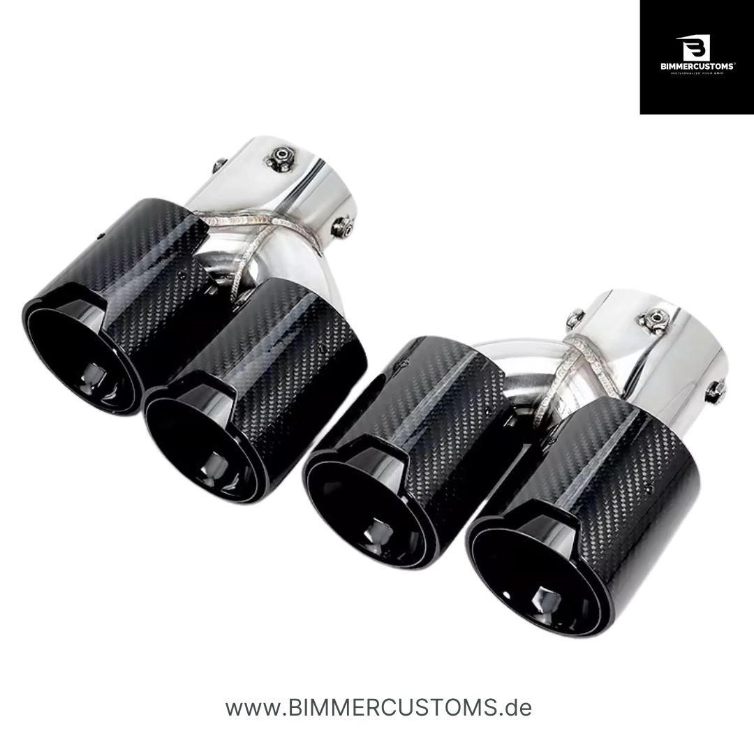 BIMMERCUSTOMS CARBON AUSPUFFBLENDE PASSEND FÜR BMW G20 G21 M340i