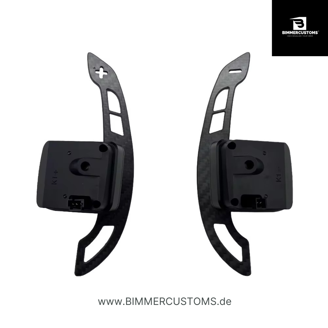 BIMMERCUSTOMS Magnetische Schaltwippen Race Style (Shift Paddles) FÜR BMW F- & G-Serie F20 F30 F32 F80 F82 F87 G87 G80 G82 G20 G30 F90