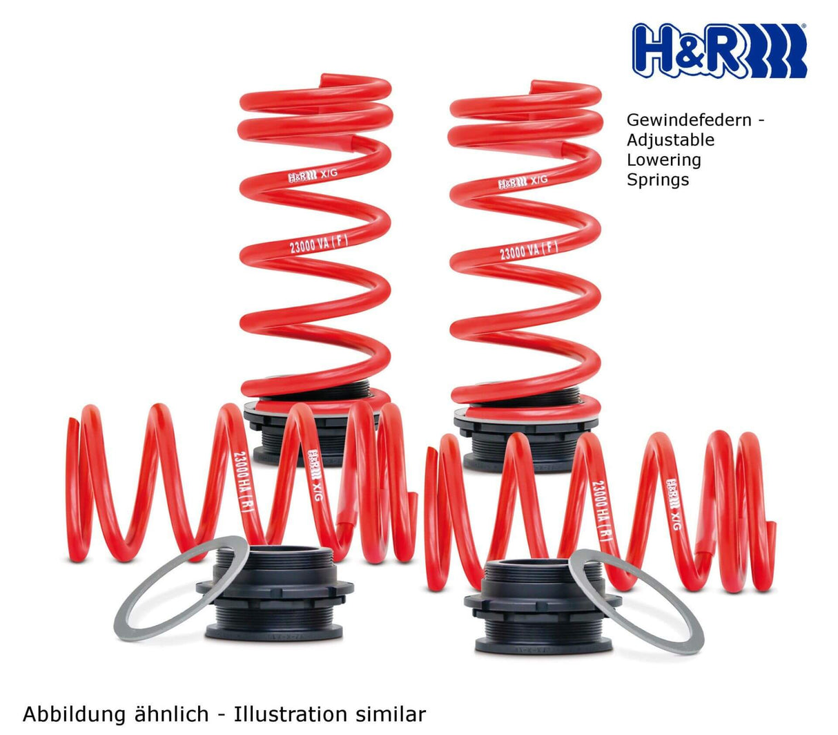 H&R Gewindefedern 25–35 / 30–45 mm – passend für BMW M3/M4 Competition xDrive (G80/G81/G82/G83) | 23026-2 | BIMMERCUSTOMS
