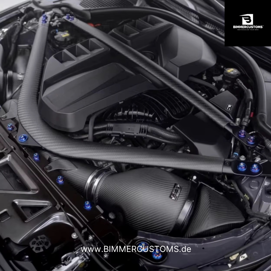 Carbon Motorstreben – Passend für BMW M2 G87 Serie | M3 G80 G81 M4 G82 G83 BIMMERCUSTOMS