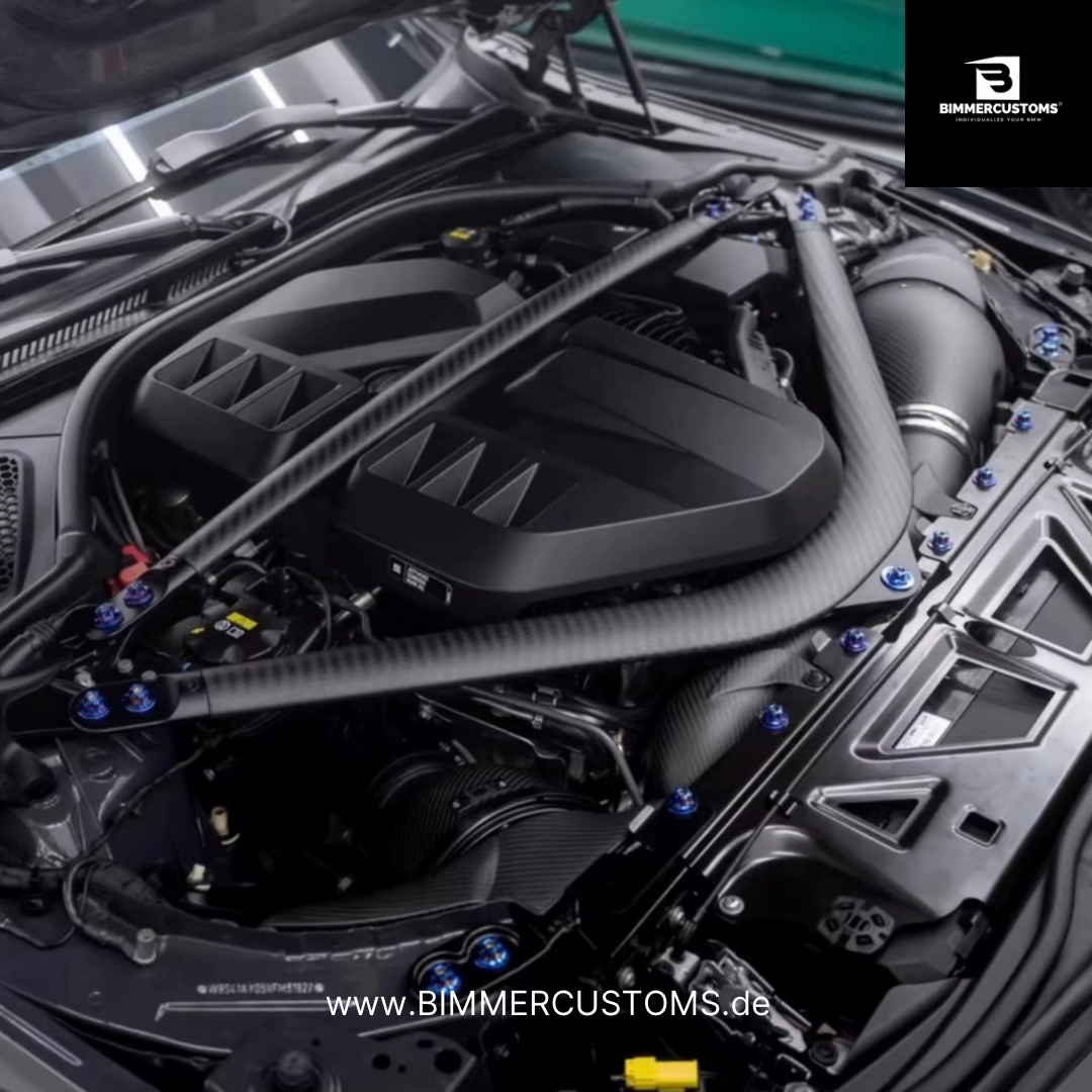 Carbon Motorstreben – Passend für BMW M2 G87 Serie | M3 G80 G81 M4 G82 G83 BIMMERCUSTOMS