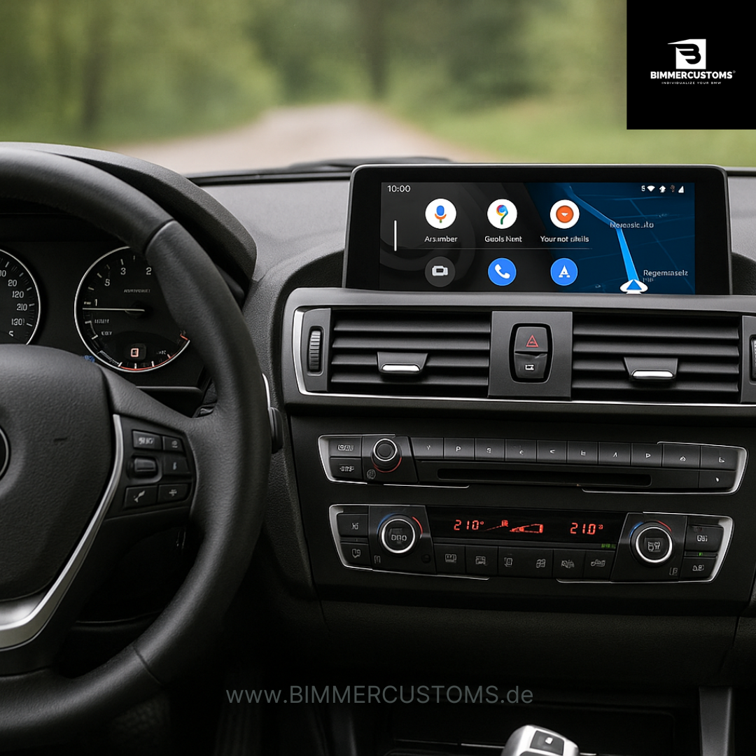 BIMMERCUSTOMS Apple CarPlay & Android Auto Box passend für BMW – Kompatibel mit CCC, CIC & NBT ID4 F20 F21 F22 F23 F30 F31 F32 F33 F36 F87 F80 F82 F83 F10
