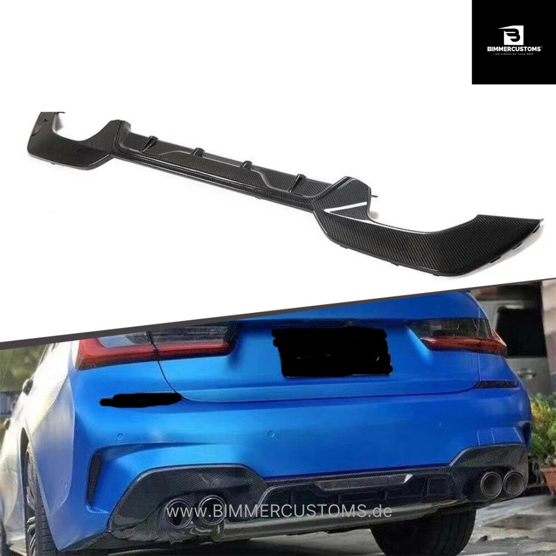 BIMMERCUSTOMS CARBON DIFFUSOR FÜR BMW 3er G20