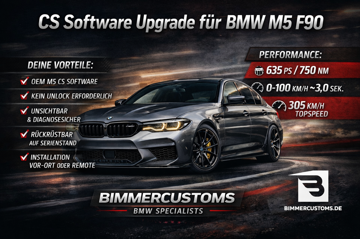 CS SOFTWARE PAKET FÜR BMW M5 F90 OHNE UNLOCK