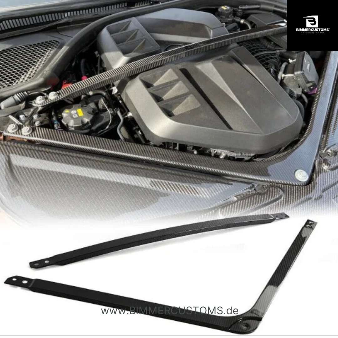 BIMMERCUSTOMS MOTOR VERSTREBUNG VERSTEIGUNG BRACE KIT PASSEND FÜR BMW M2 G87 M3 G80 G81 M4 G82 G83