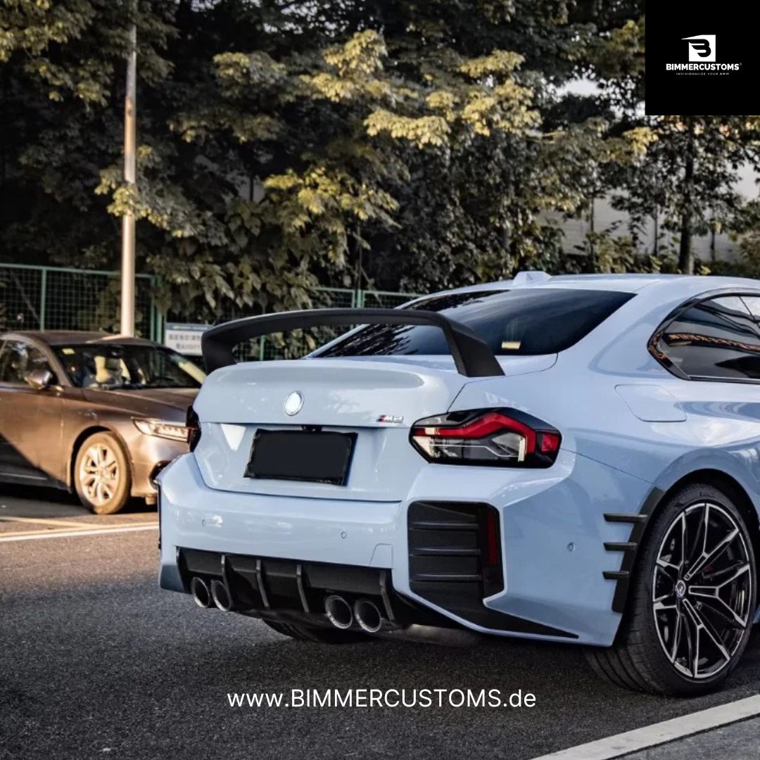 BIMMERCUSTOMS DIFFUSOR HECKANSATZ ANSATZ PERFORMANCE VOLLCARBON PASSEND FÜR BMW G87 M2