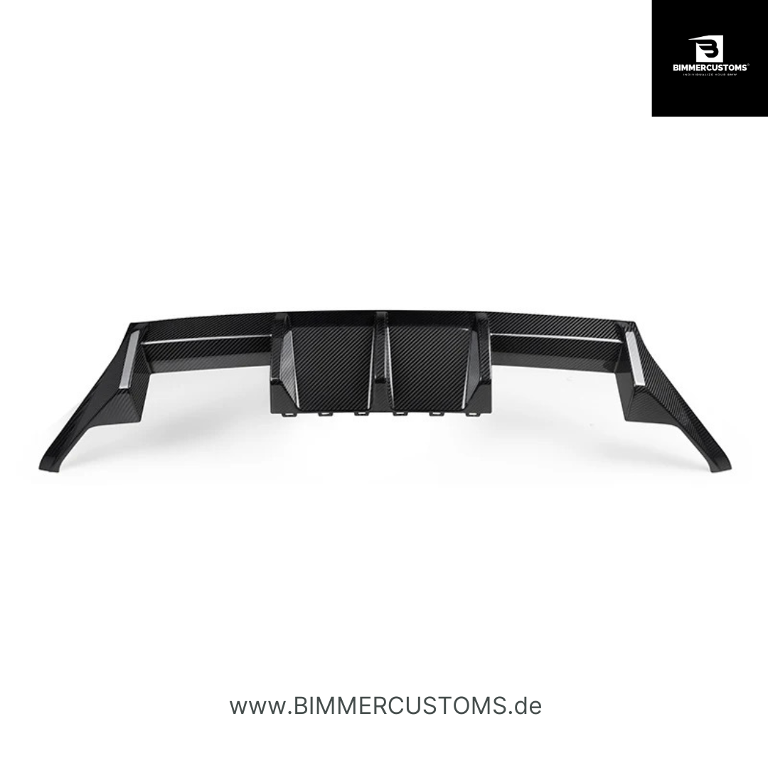 BIMMERCUSTOMS DIFFUSOR HECKANSATZ ANSATZ PERFORMANCE VOLLCARBON PASSEND FÜR BMW G87 M2