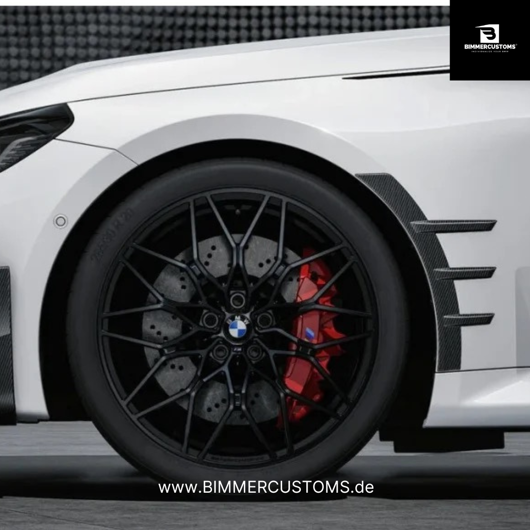 BIMMERCUSTOMS ZIERBLENDE SPLITTER CANARDS KOTFLÜGEL SEITENWAND VORNE PERFORMANCE PASSEND FÜR BMW G87 M2