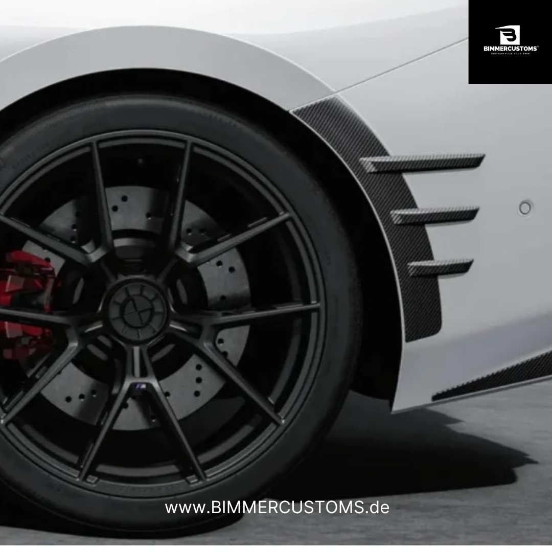 BIMMERCUSTOMS ZIERBLENDE SPLITTER CANARDS KOTFLÜGEL SEITENWAND HINTEN PERFORMANCE PASSEND FÜR BMW G87 M2