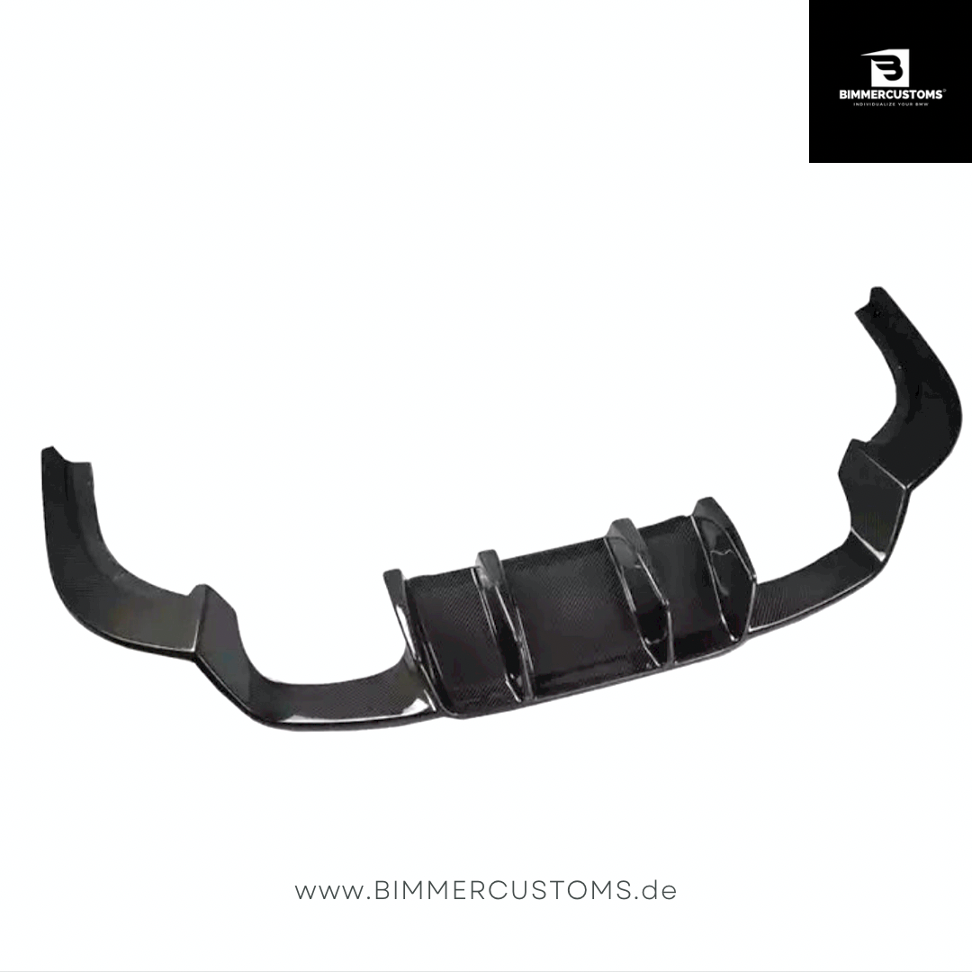 BIMMERCUSTOMS CARBON HECK DIFFUSOR VOR SYTLE PASSEND FÜR BMW M2 F87 M2 COMPETITION F87