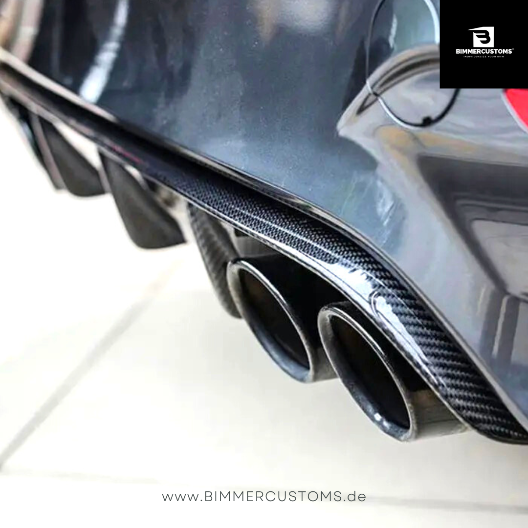 BIMMERCUSTOMS CARBON DIFFUSOR PERFORMANCE STYLE PASSEND FÜR BMW M3 M4 F80 F82 F83
