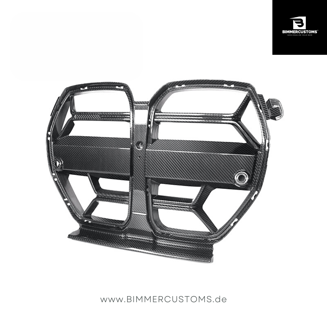BIMMERCUSTOMS CARBON NIEREN CSL STYLE FRONTGRILL PASSEND FÜR BMW M3 M4 G80 G82 G83