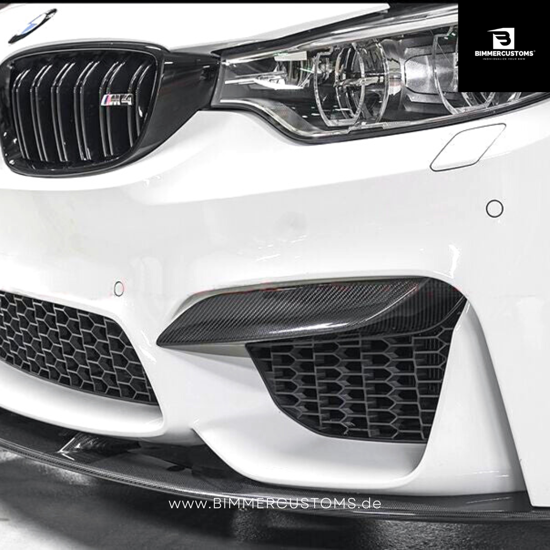 BIMMERCUSTOMS CARBON FRONTSPOILER ECKEN PASSEND FÜR BMW M3 M4 F80 F82 F83
