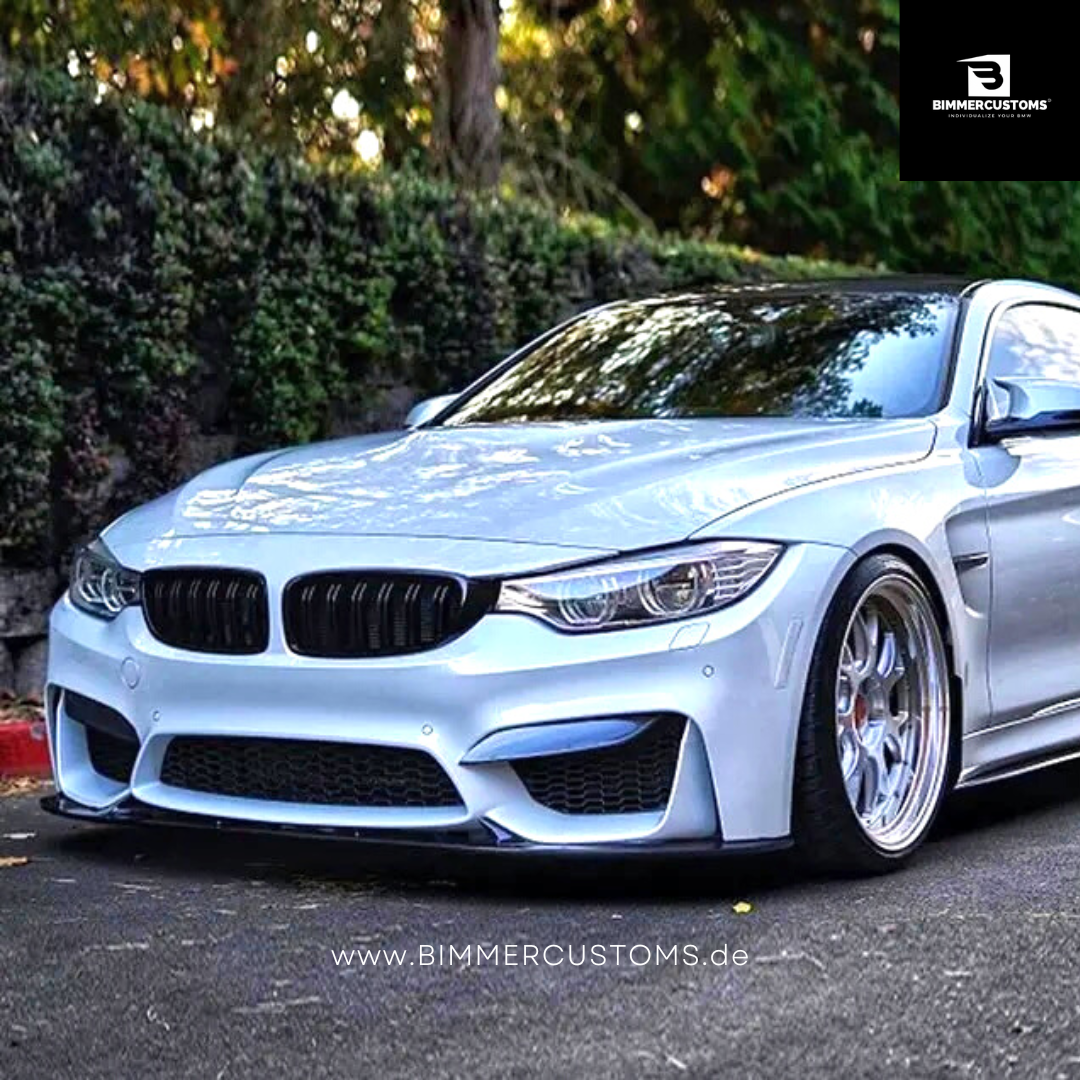 BIMMERCUSTOMS CARBON FRONTSPOILER LIPPE 3D STYLE PASSEND FÜR BMW M3 M4 F80 F82 F83