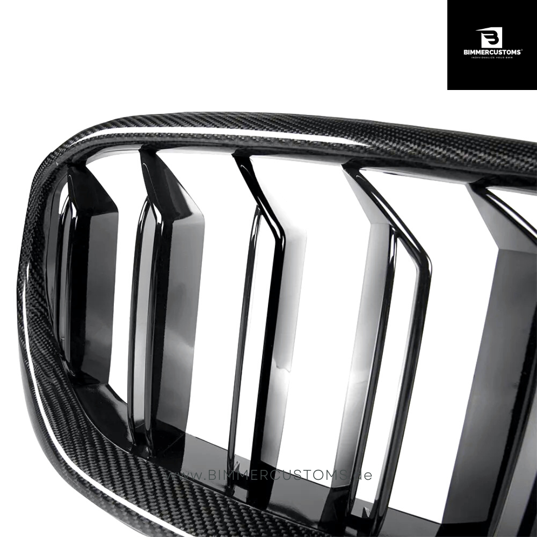 BIMMERCUSTOMS CARBON FRONTGRILL ZIERGRILL NIEREN FÜR BMW 5er LCI G30 G31 ab 2020