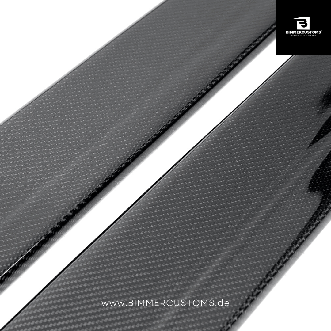 BIMMERCUSTOMS CARBON SEITENSCHWELLER ANSATZ 3D STYLE PASSEND FÜR BMW M4 F82