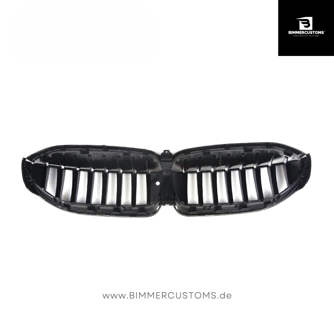 BIMMERCUSTOMS CARBON NIEREN DOPPELSTEG FRONTGRILL PASSEND FÜR BMW 3er G20 G21