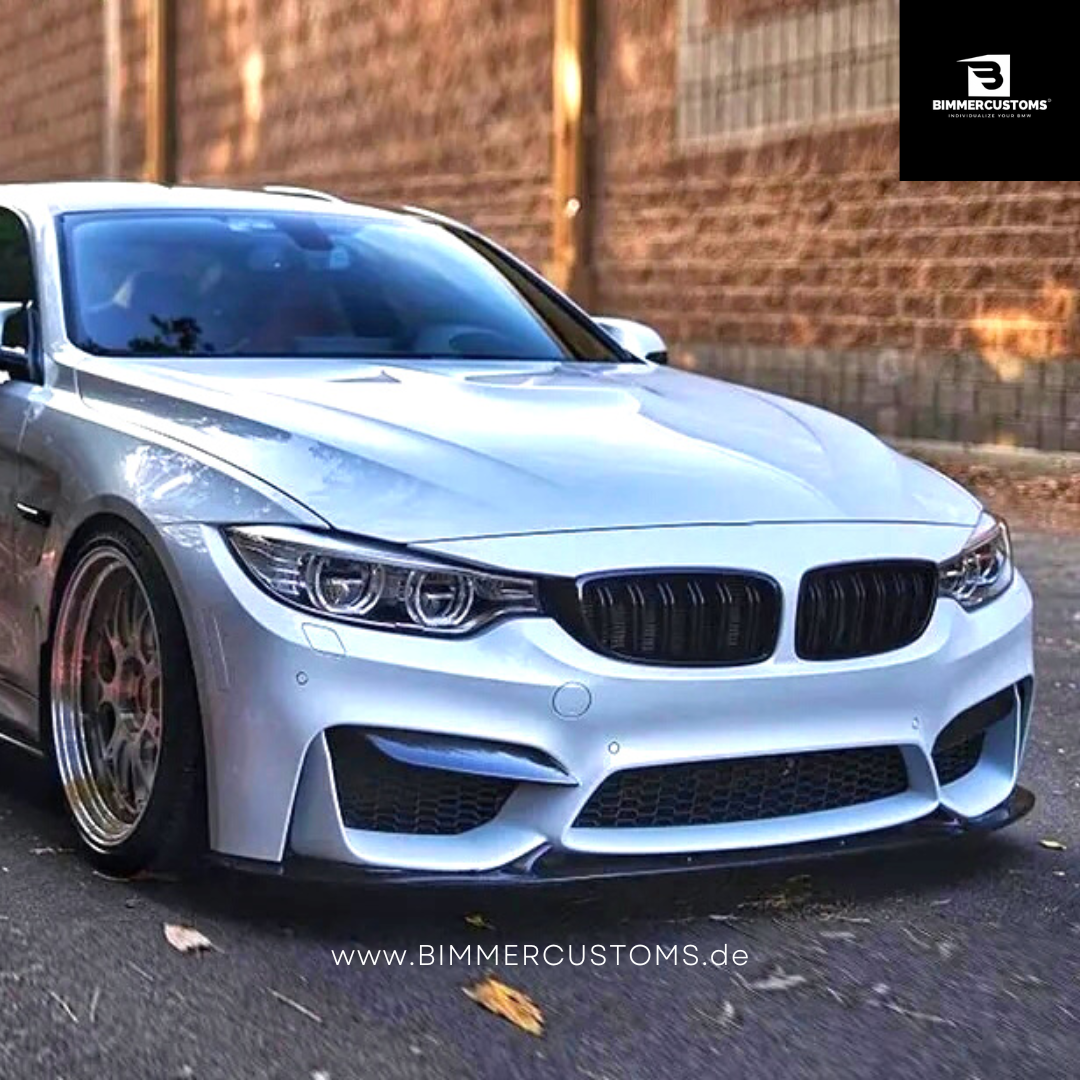 BIMMERCUSTOMS CARBON FRONTSPOILER LIPPE 3D STYLE PASSEND FÜR BMW M3 M4 F80 F82 F83