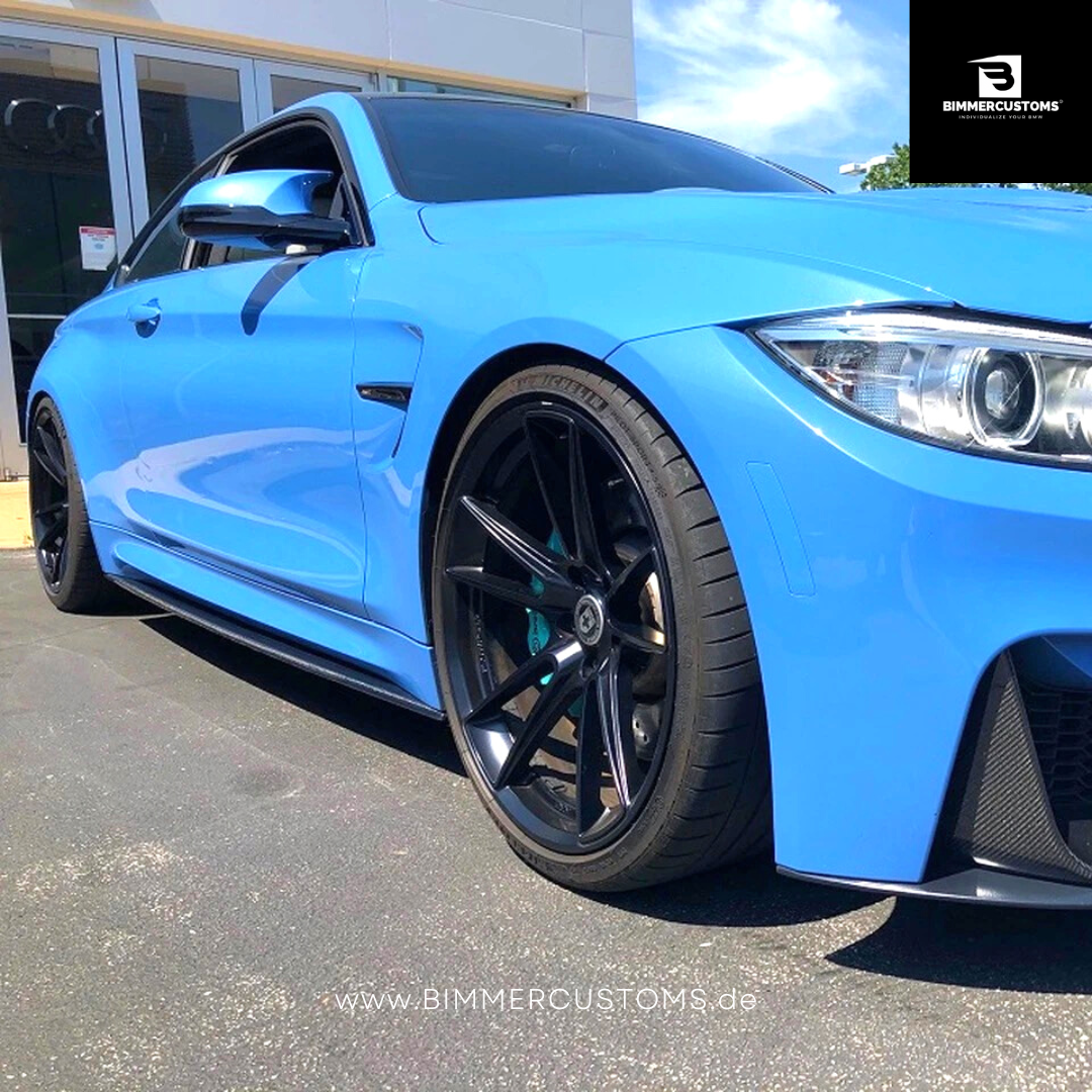 BIMMERCUSTOMS CARBON SEITENSCHWELLER ANSATZ 3D STYLE PASSEND FÜR BMW M4 F82