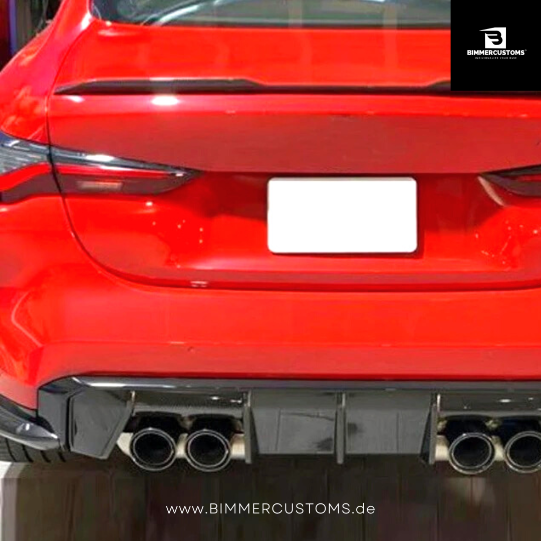 BIMMERCUSTOMS CARBON DIFFUSOR PERFORMANCE STYLE PASSEND FÜR BMW M3 M4 G80 G82 G82