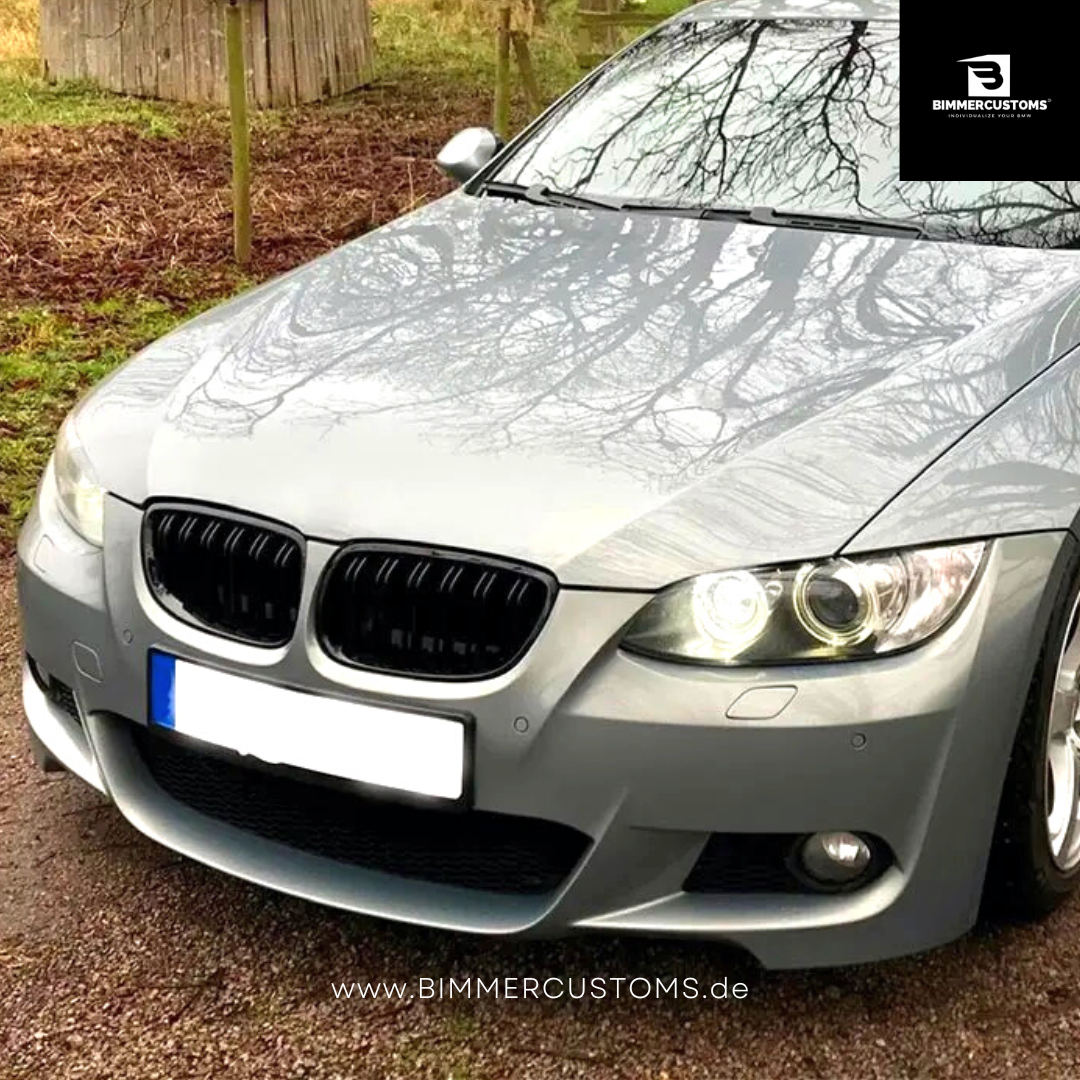 BIMMERCUSTOMS CARBON NIEREN DOPPELSTEG FRONTGRILL PASSEND FÜR BMW 3er E92 E93