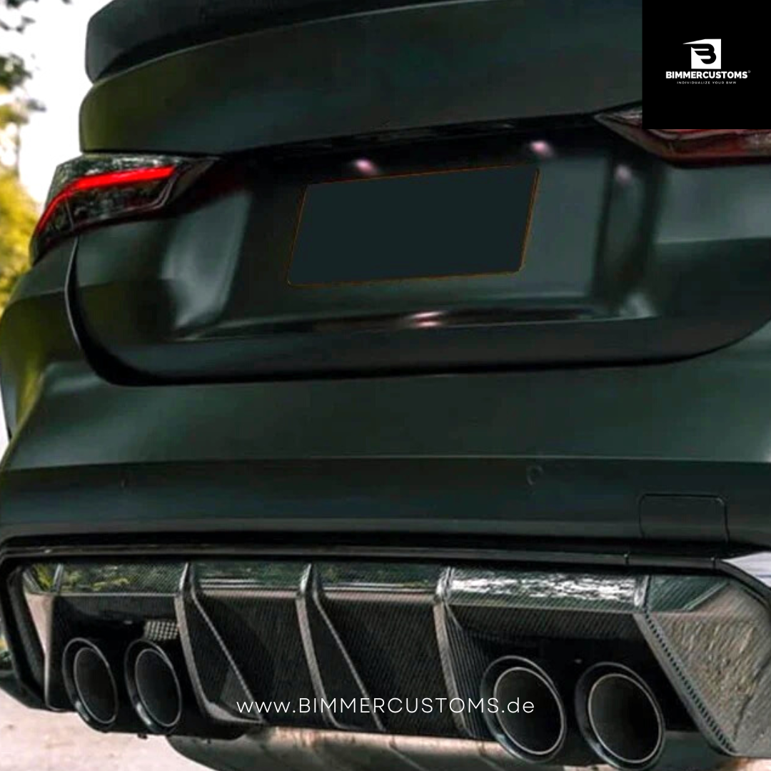 BIMMERCUSTOMS CARBON DIFFUSOR PERFORMANCE STYLE PASSEND FÜR BMW M3 M4 G80 G82 G82