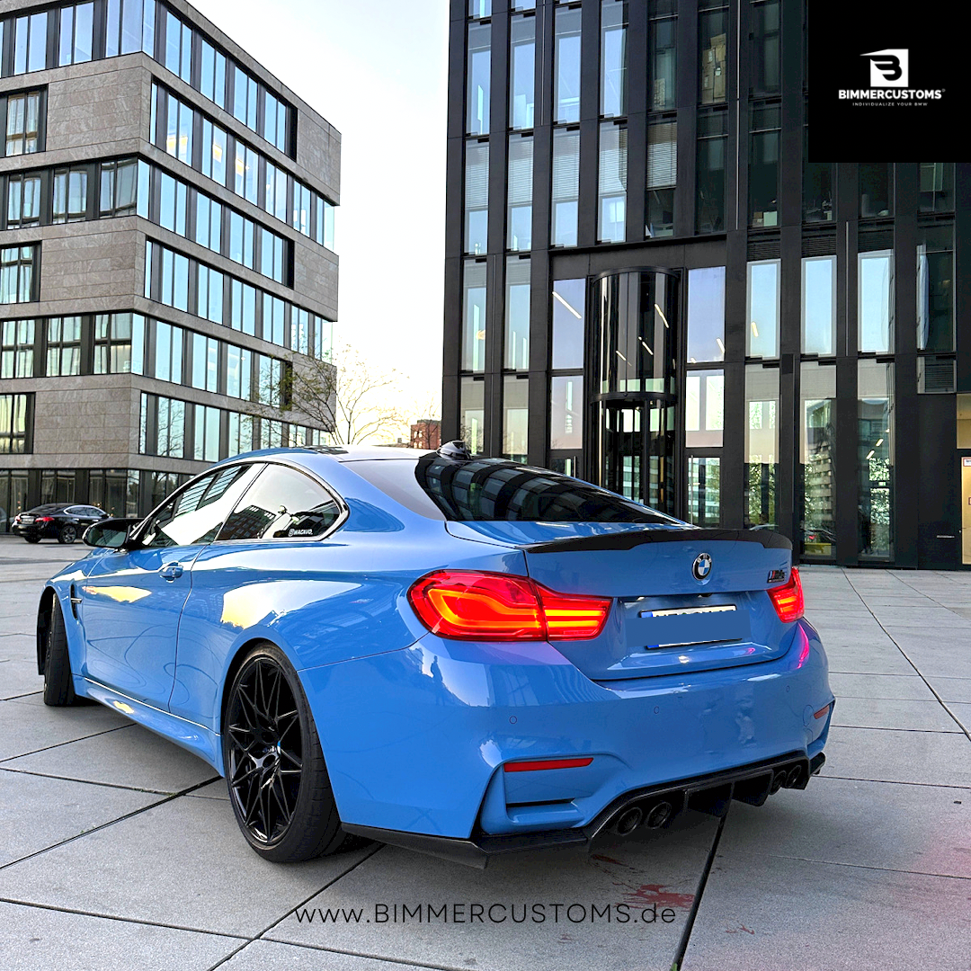 BIMMERCUSTOMS CARBON DIFFUSOR HECKEINSATZ V STYLE PASSEND FÜR BMW M3 M4 F80 F82 F83