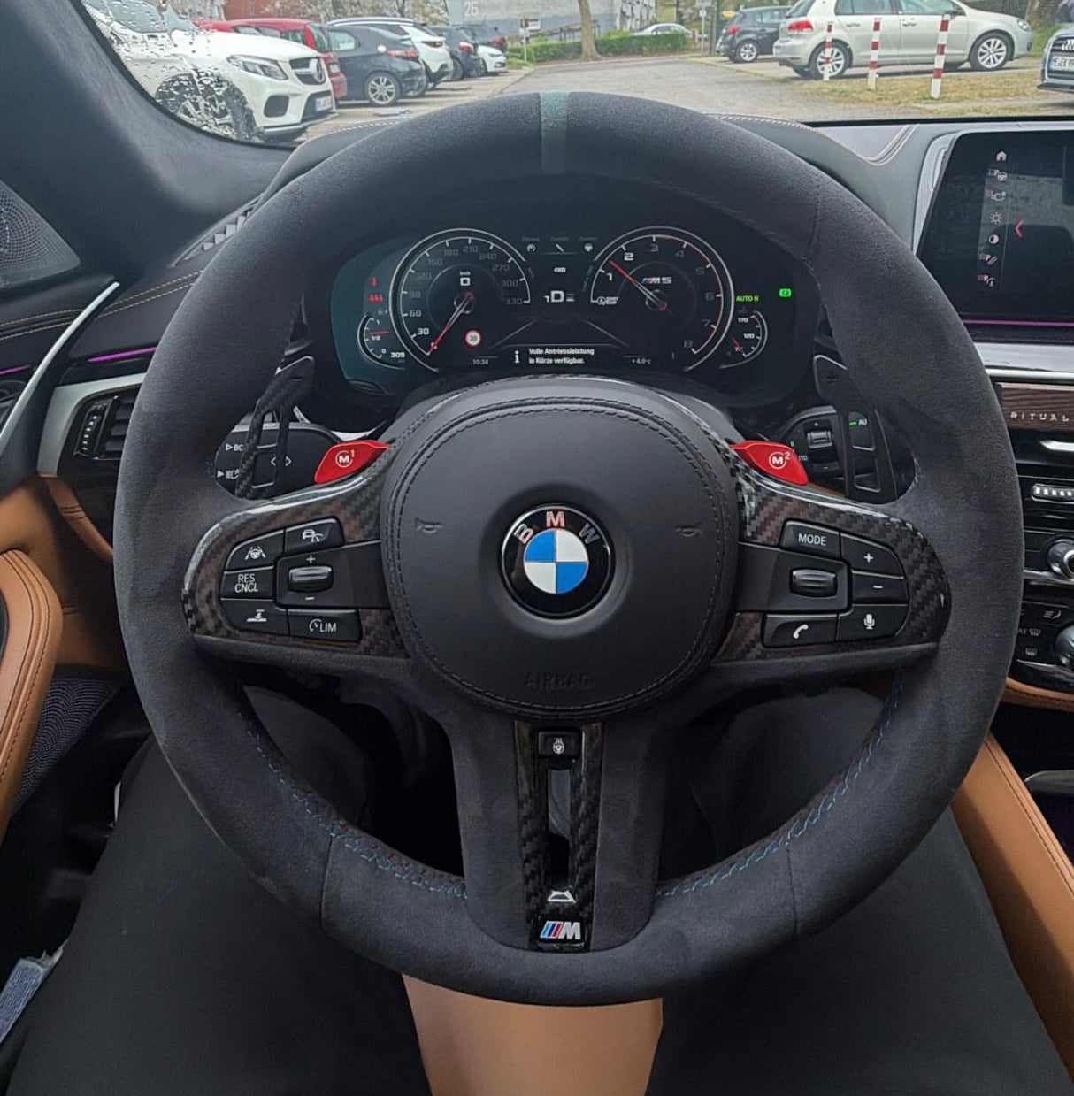 BIMMERCUSTOMS ALCANTARA LENKRAD PASSEND FÜR BMW F40 G20 G21 G26 G80 G81 G82 G87 G83 F90