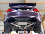 Aulitzky Exhaust | ECE Klappenabgasanlage 3" (76mm) ab OPF | BMW M2 Competition/CS F87 S55