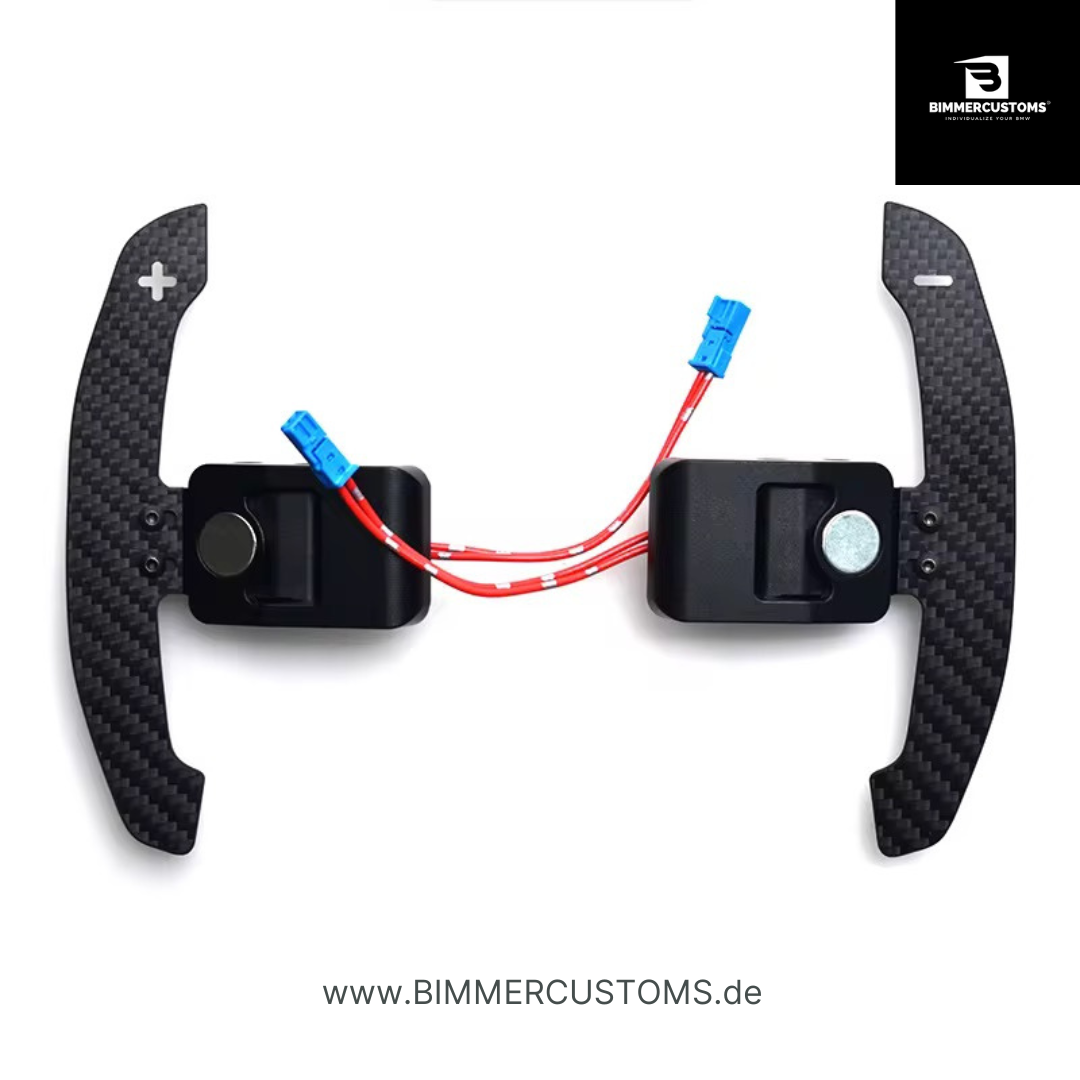 BIMMERCUSTOMS Magnetische Schaltwippen (Shift Paddles) FÜR BMW F- & G-Serie F20 F30 F32 F80 F82 F87 G87 G80 G82 G20 G30 F90
