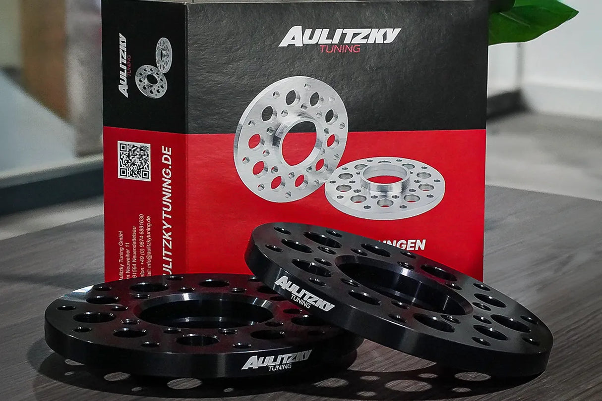 Spurverbreiterungen Spurplatten Set 12mm / 5x112 - 5x112 / 66,6mm | passend für z.B. BMW G-Serie, Mini F-Modelle, Toyota Supra etc. | Aulitzky Tuning