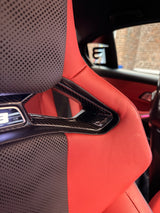 Carbon Sitzschalen-Einsätze – BMW M3/M4 G80 G81 G82 G82 (OEM-Fitment)