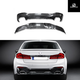 BIMMERCUSTOMS CARBON DIFFUSOR 2 TEILIG FÜR BMW 5er G30