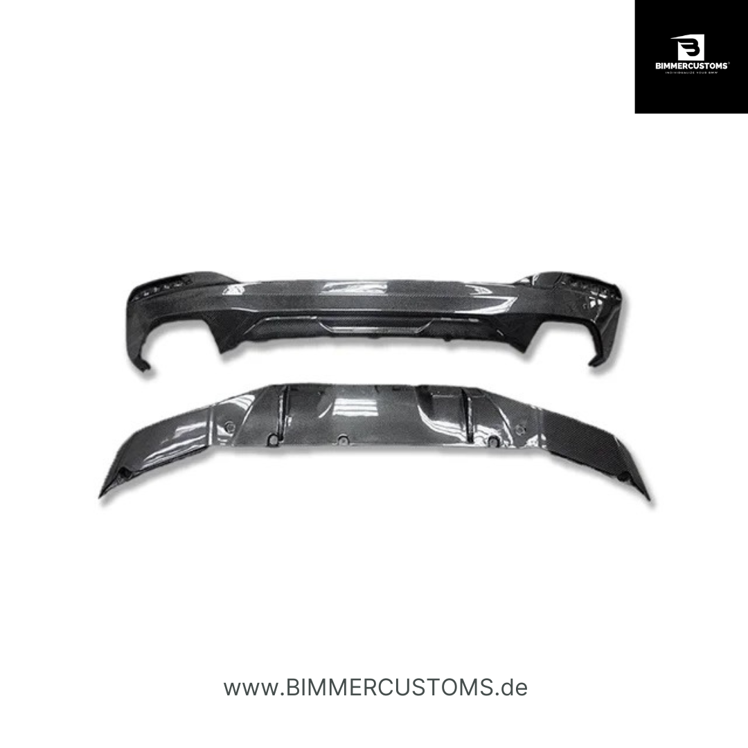 BIMMERCUSTOMS CARBON DIFFUSOR 2 TEILIG FÜR BMW 5er G30