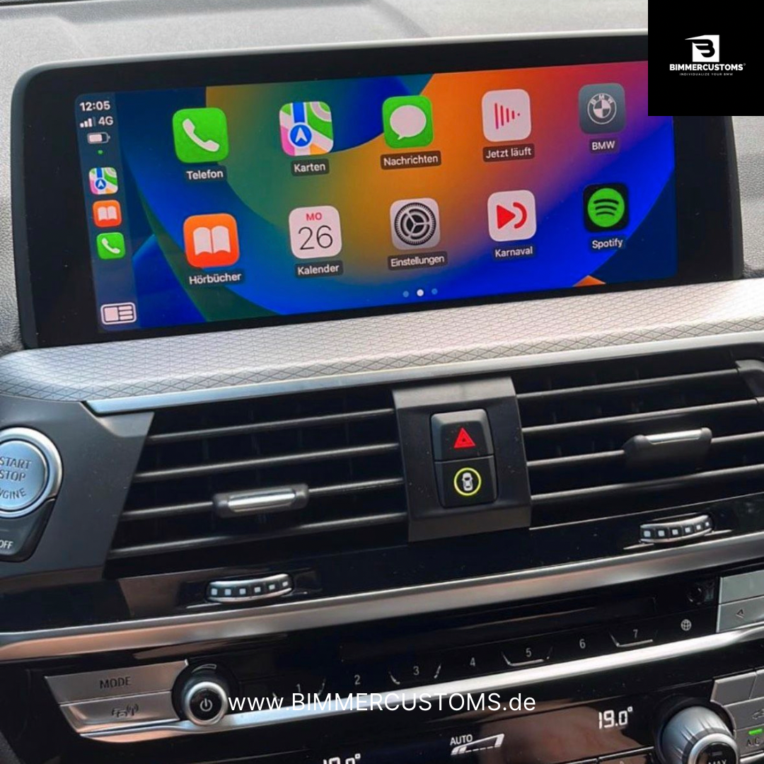 APPLE CARPLAY NACHRÜSTUNG FÜR BMW F REIHE F20 F21 F30 F31 F32 F33 F36 F87 F80 F82 F83 F90 M2 M35 M4 M