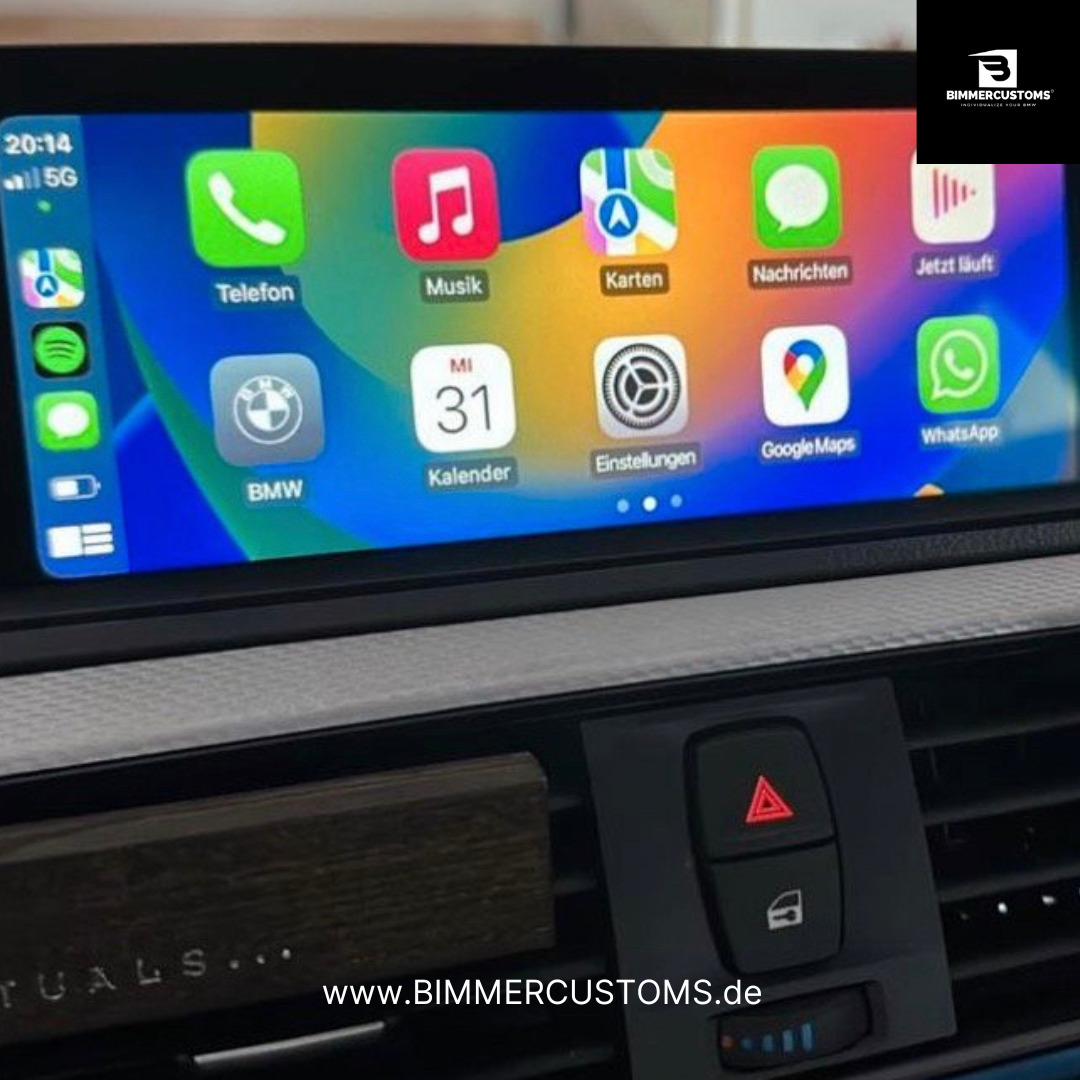 APPLE CARPLAY NACHRÜSTUNG FÜR BMW F REIHE F20 F21 F30 F31 F32 F33 F36 F87 F80 F82 F83 F90 M2 M35 M4 M